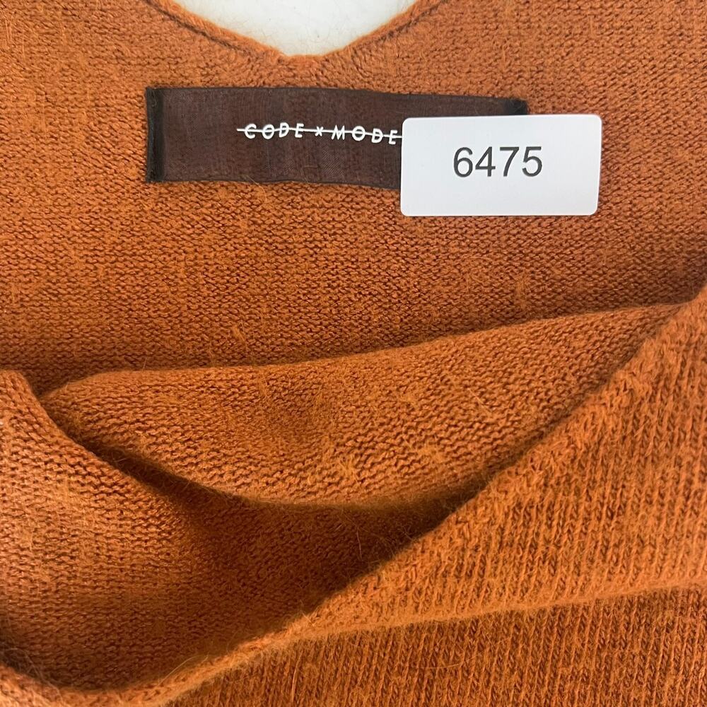 Code Mode Tank Top Women's Medium Rust Wool Angor… - image 3